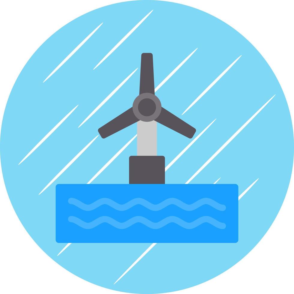 diseño de icono de vector de turbina