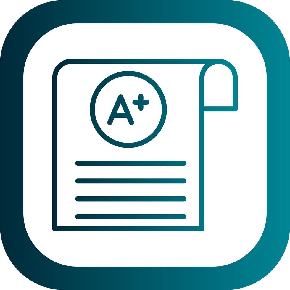 Student Grades Vector Icon Design
