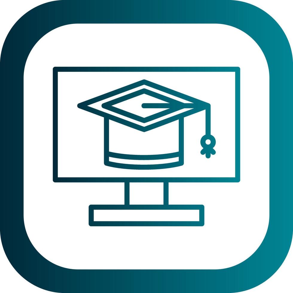 E Learning Vector Icon Design