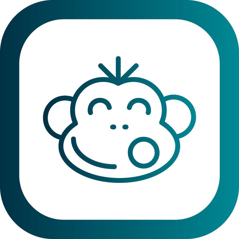 Monkey Vector Icon Design