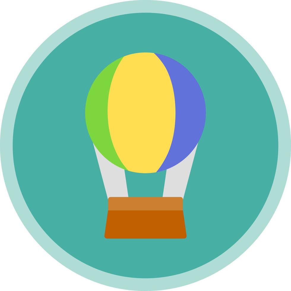 Hot Air Balloon Vector Icon Design