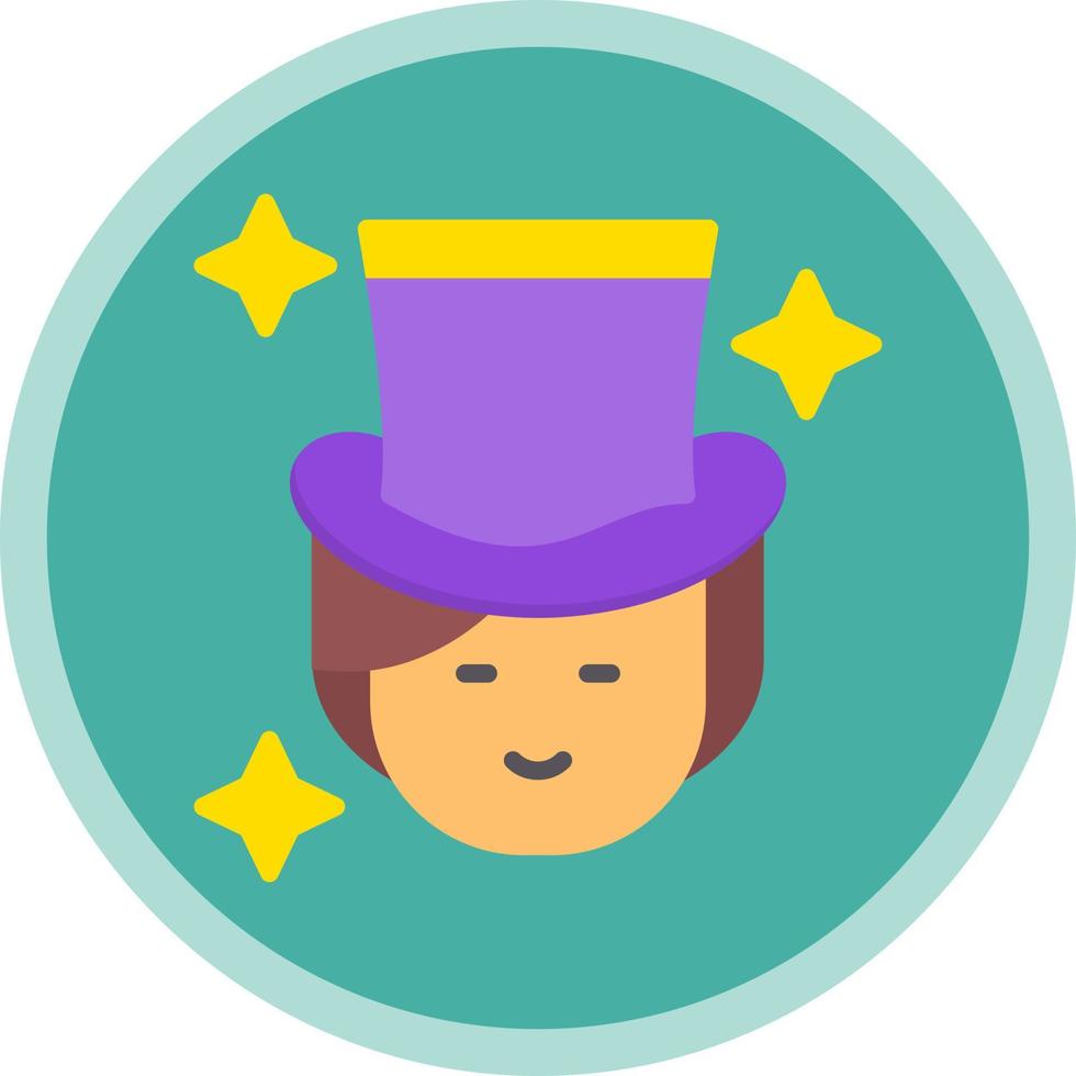 Magician Woman Vector Icon Design