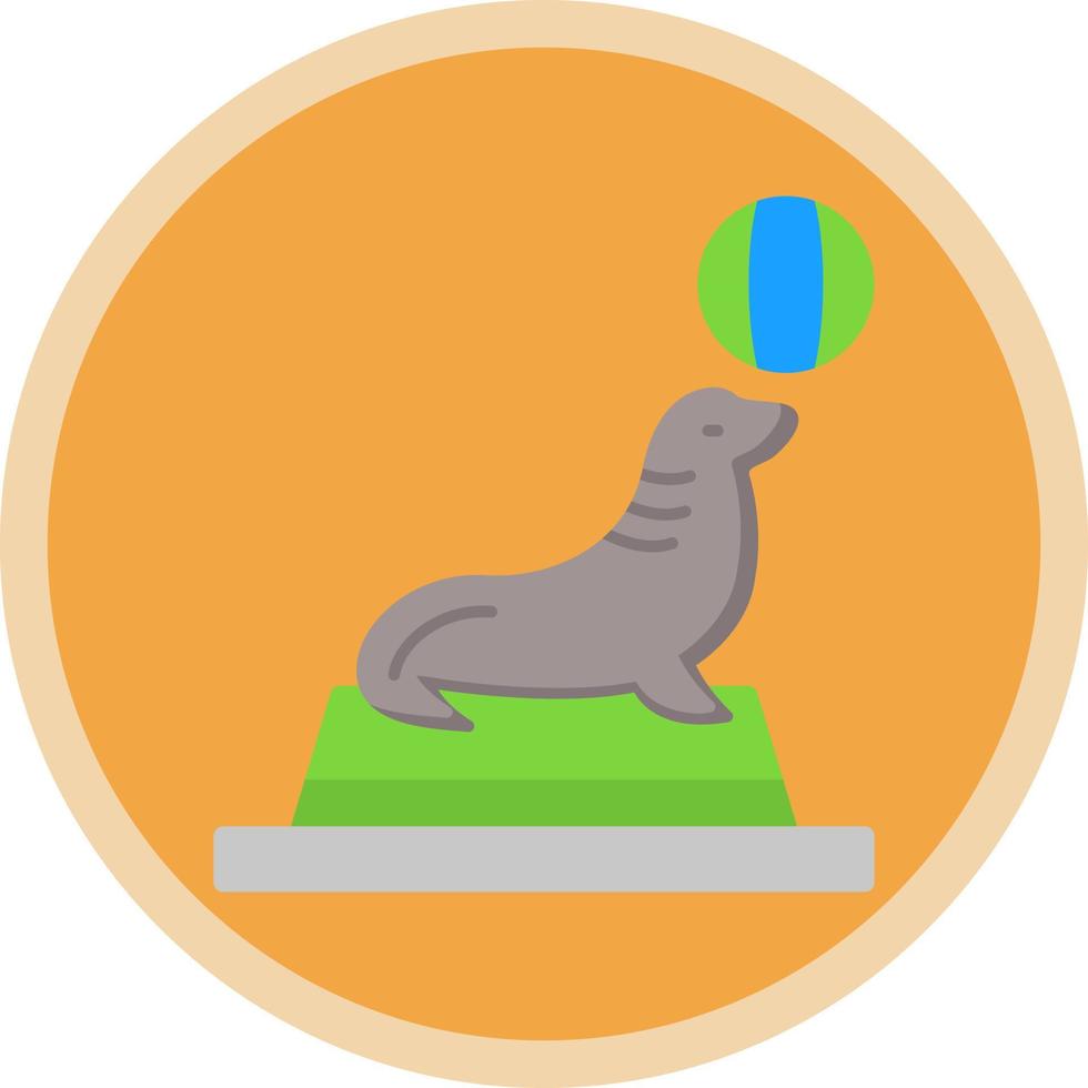 Seal Vector Icon Design