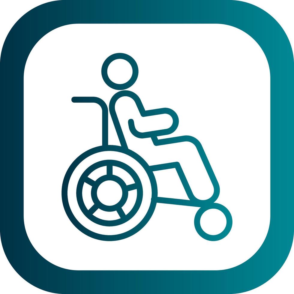 Disability Vector Icon Design