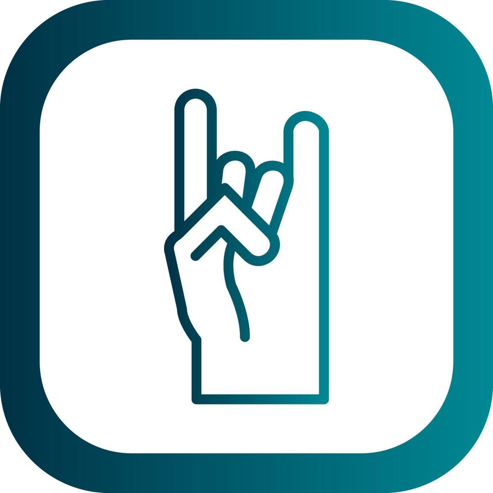 Sign Language Vector Icon Design