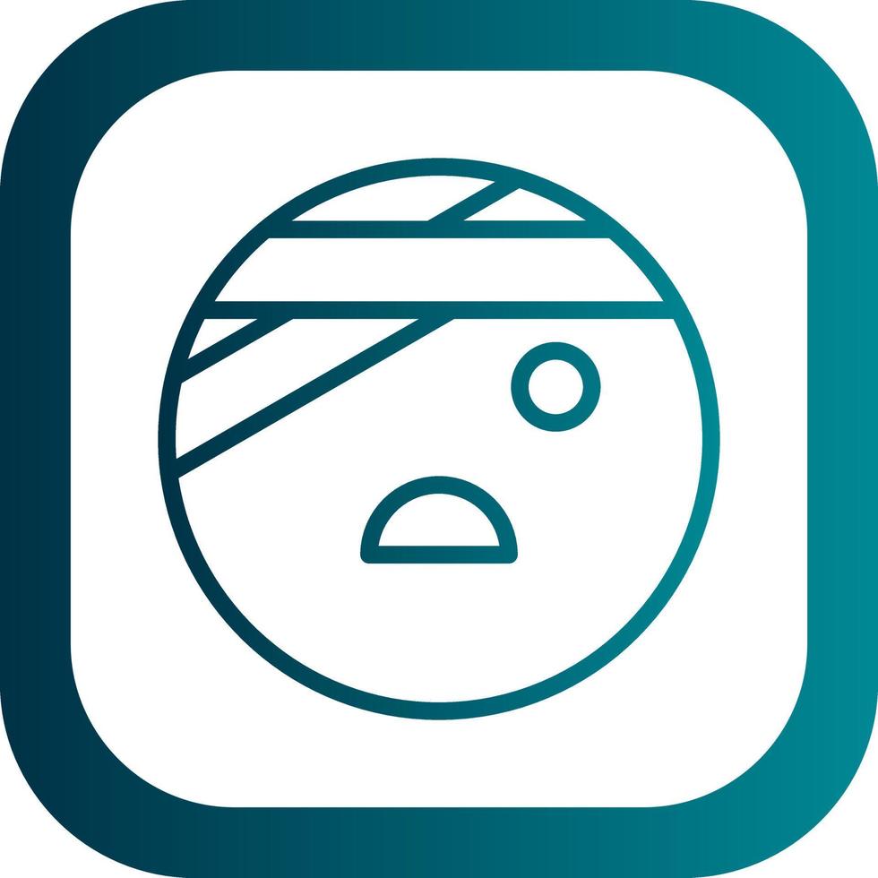 Injured Vector Icon Design
