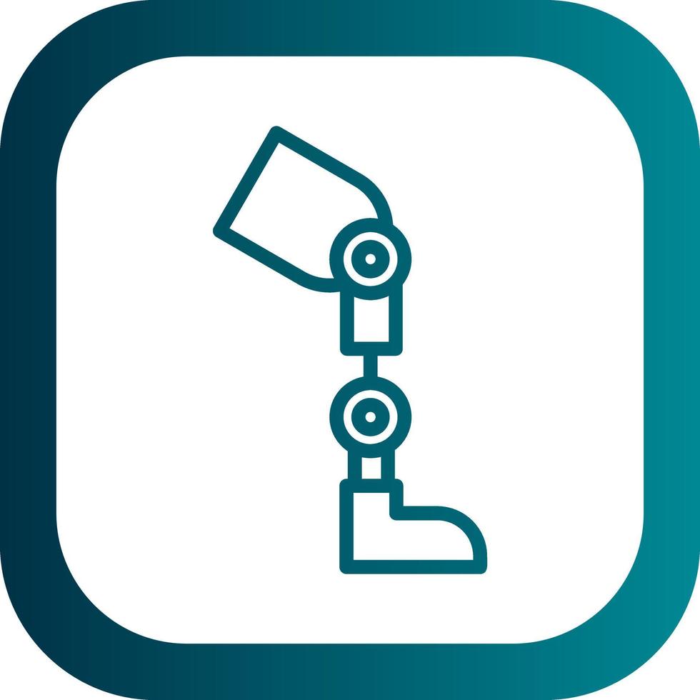 Prothesis Vector Icon Design