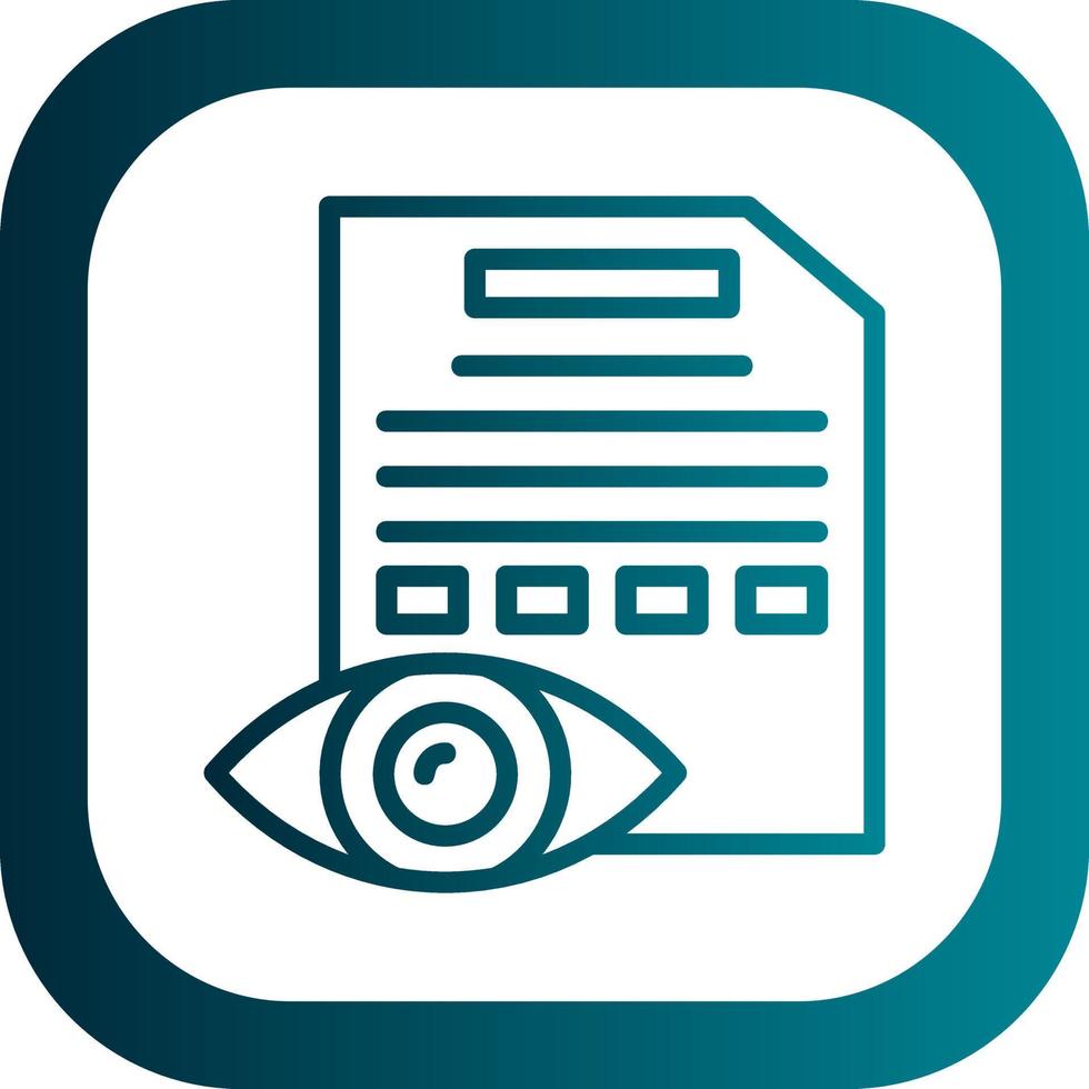Eye Test Vector Icon Design
