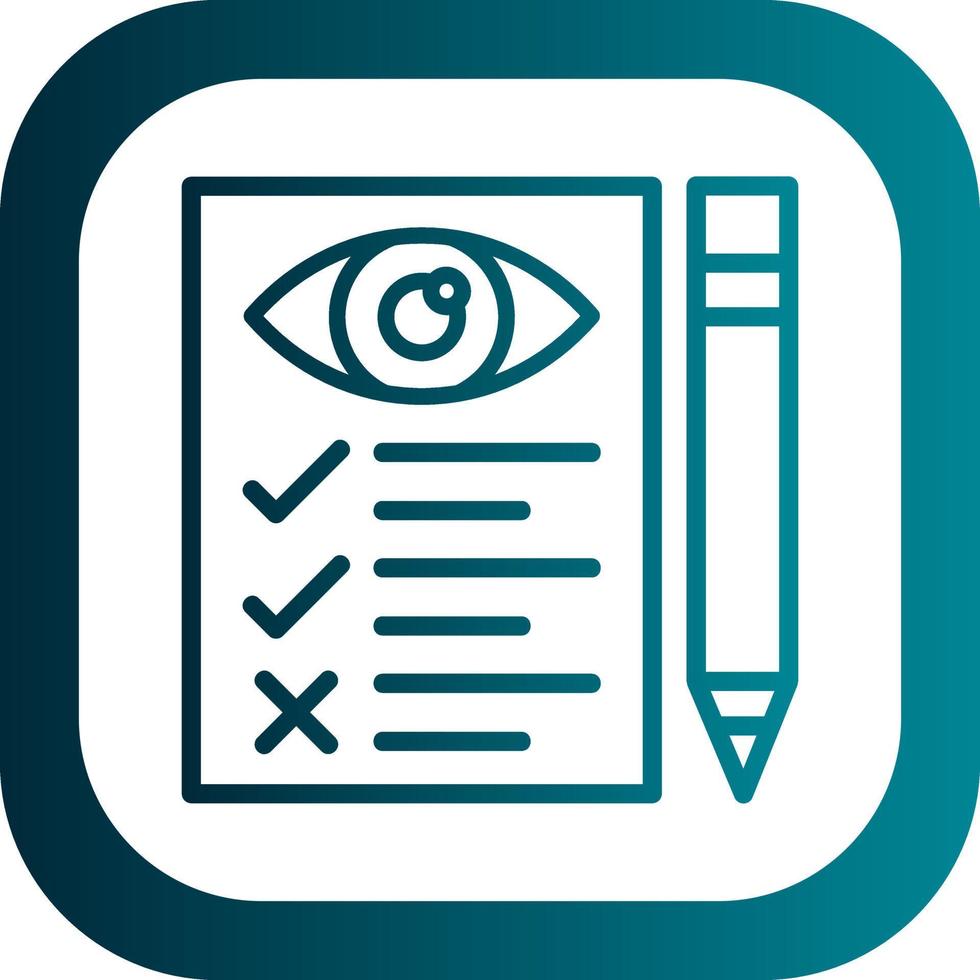 Eye Test Vector Icon Design