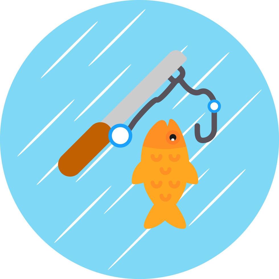 Fishing Vector Icon Design