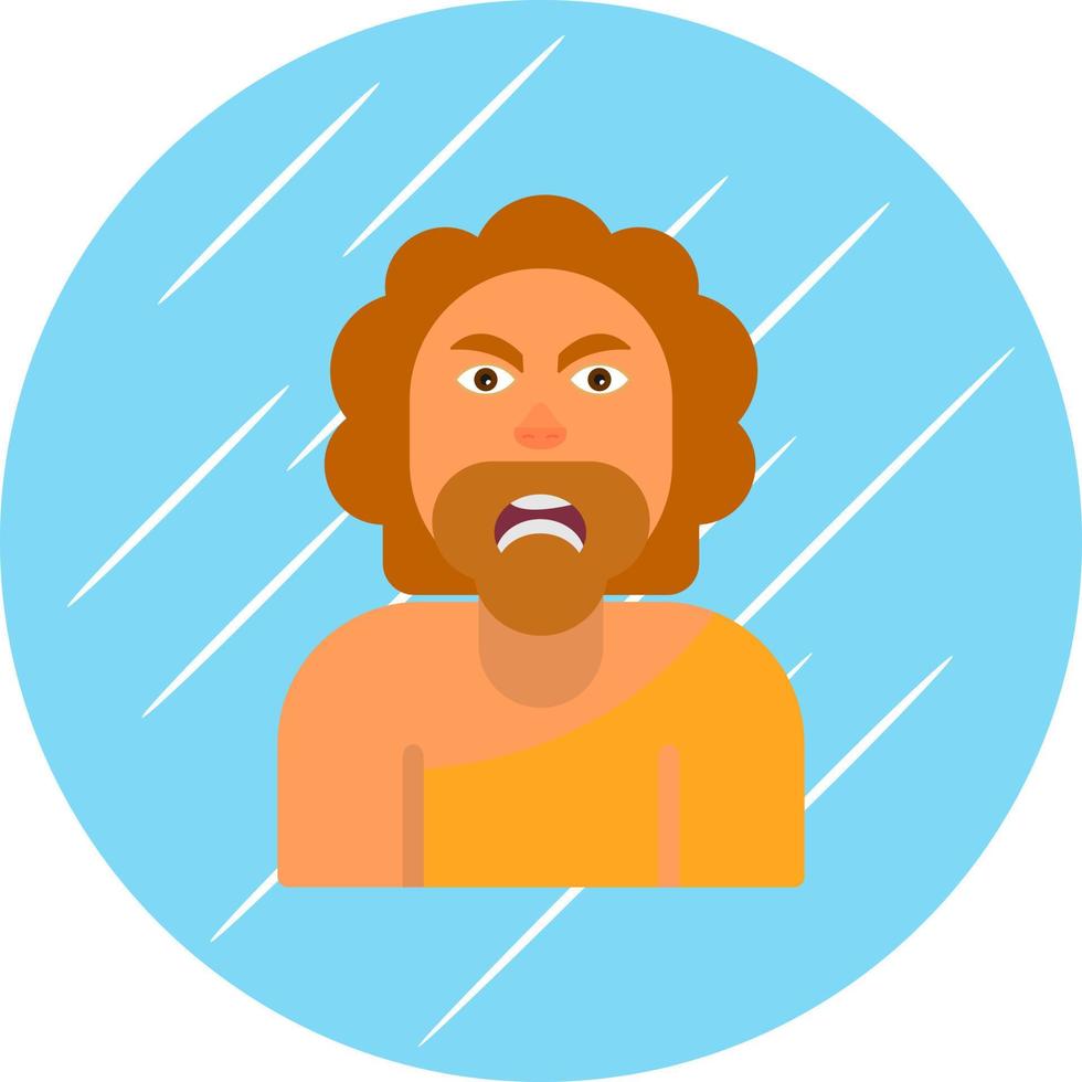 Caveman Vector Icon Design