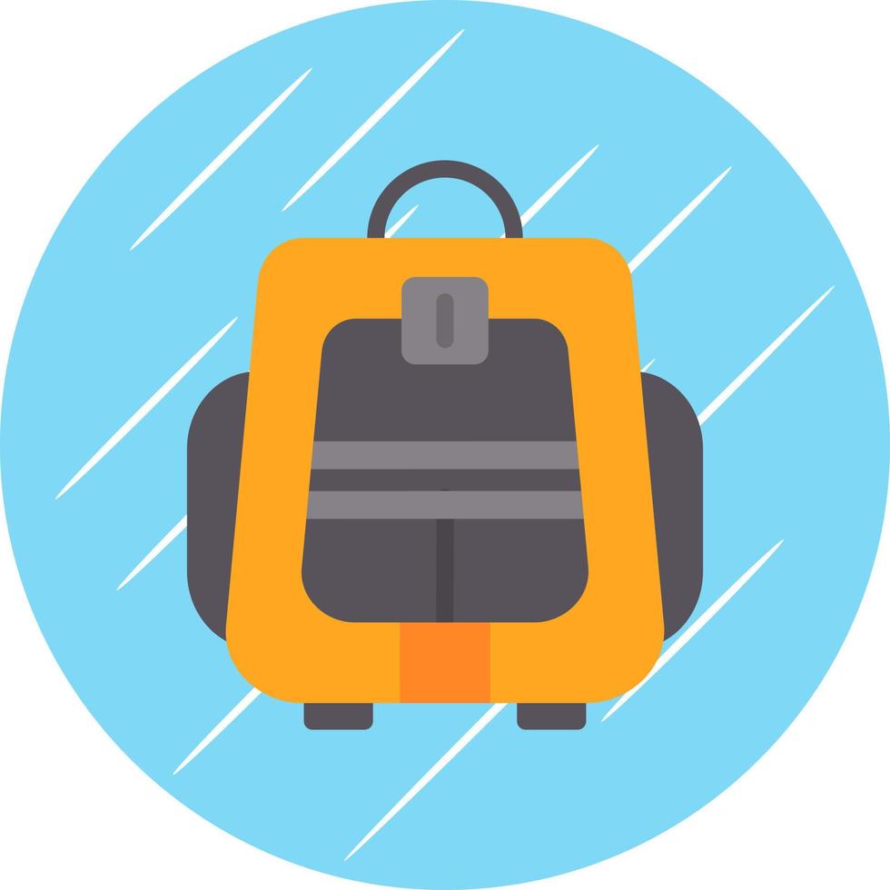 Backpacker Vector Icon Design