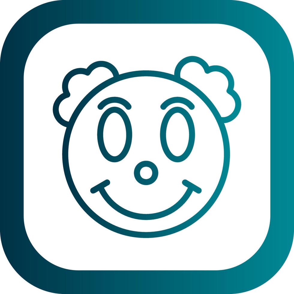 Clown Vector Icon Design