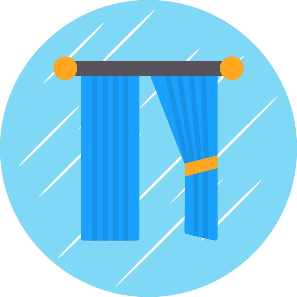 Curtain Vector Icon Design
