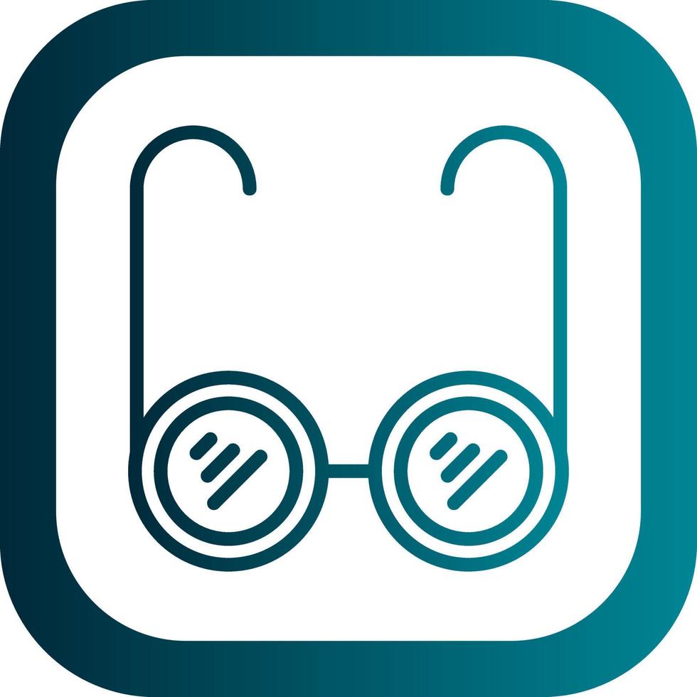 Eye Glasses Vector Icon Design