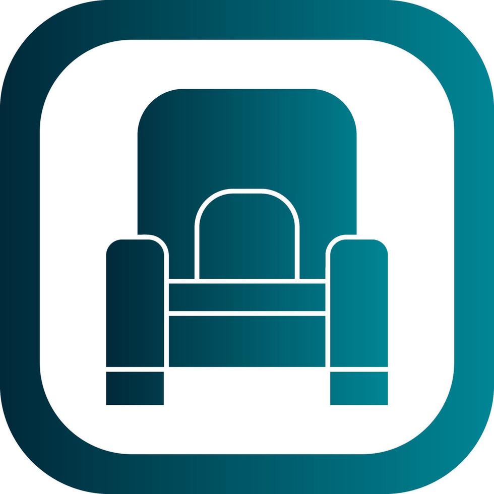 Armchair Vector Icon Design