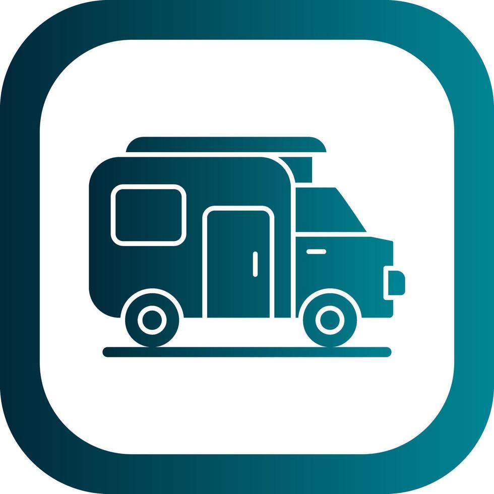 Caravan Vector Icon Design