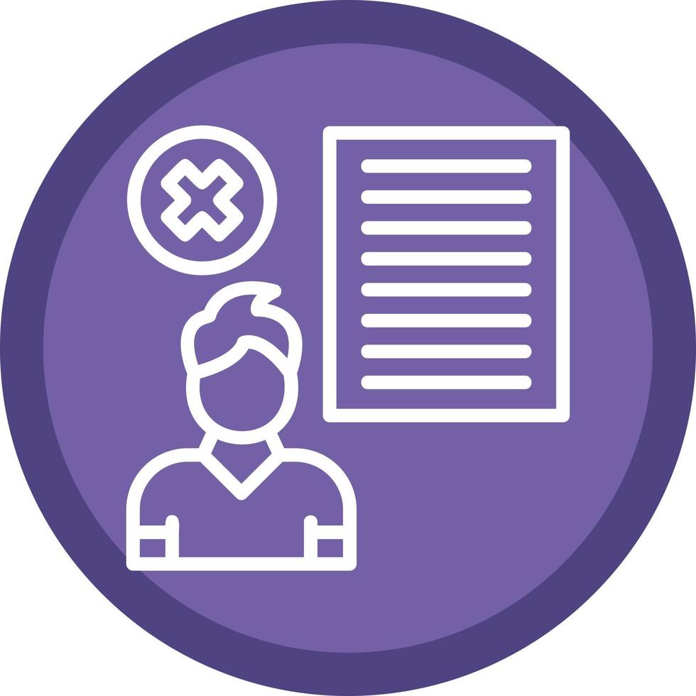 Fired Vector Icon Design