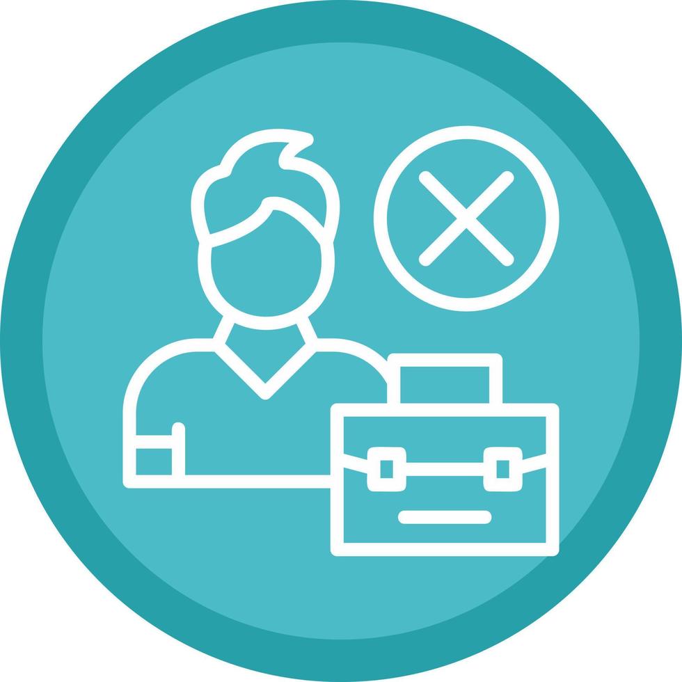 Unemployed Vector Icon Design