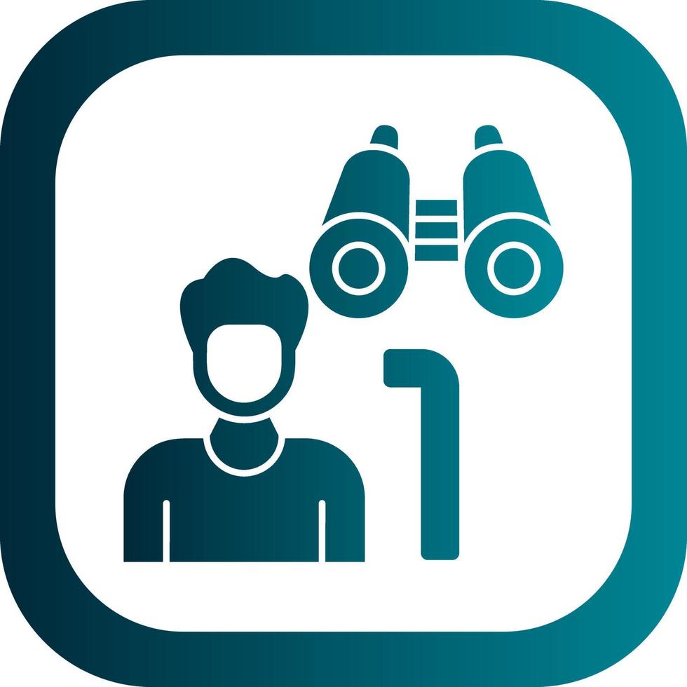 Hiker Vector Icon Design