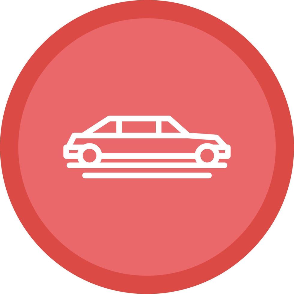 Limousine Vector Icon Design