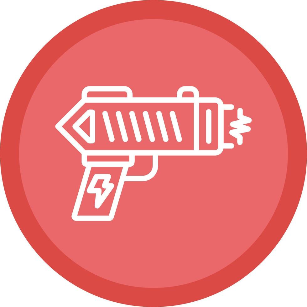diseño de icono de vector de pistola de aturdimiento