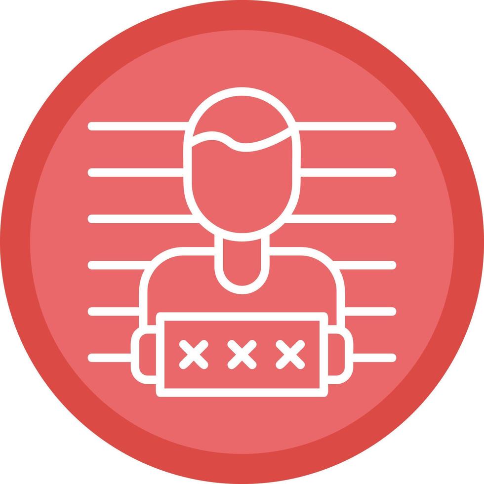 Mugshot Vector Icon Design