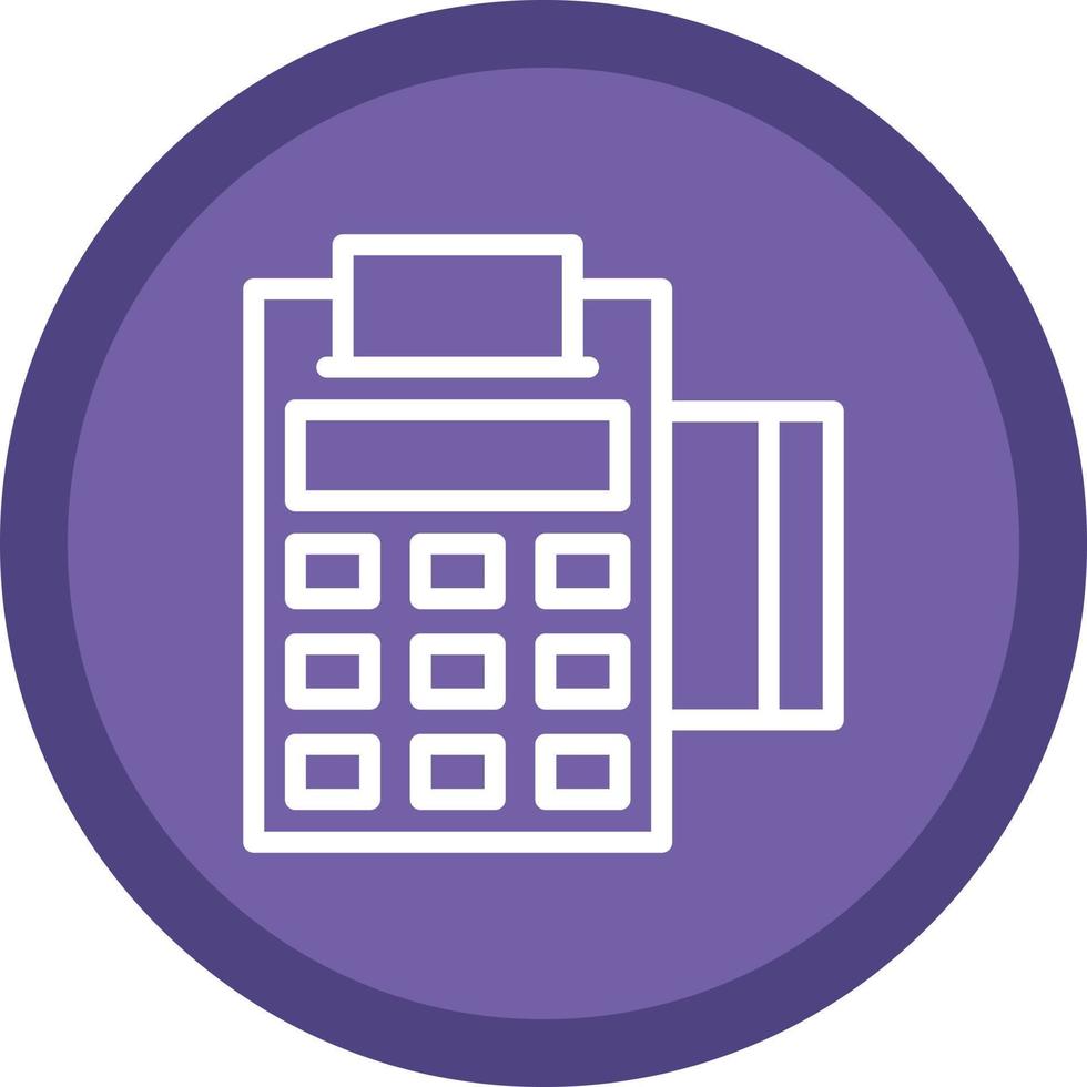 Pos Terminal Vector Icon Design