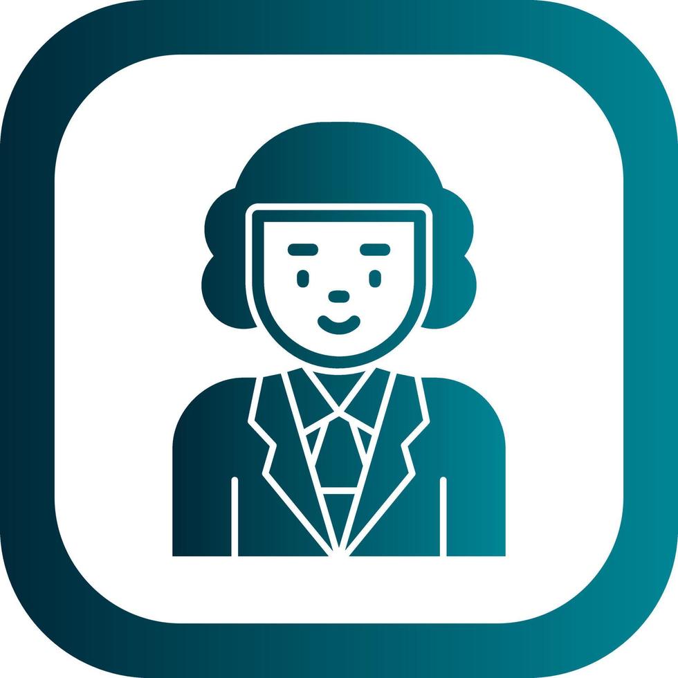Judge Vector Icon Design