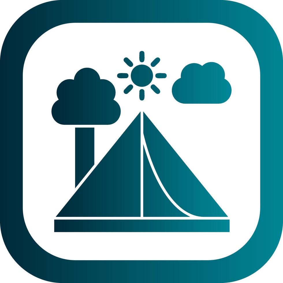 Tent Vector Icon Design