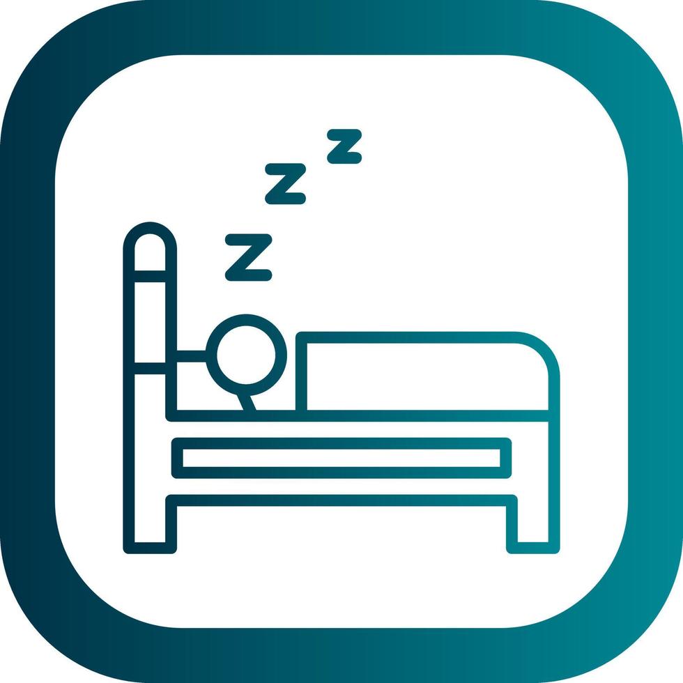 Sleeping Vector Icon Design