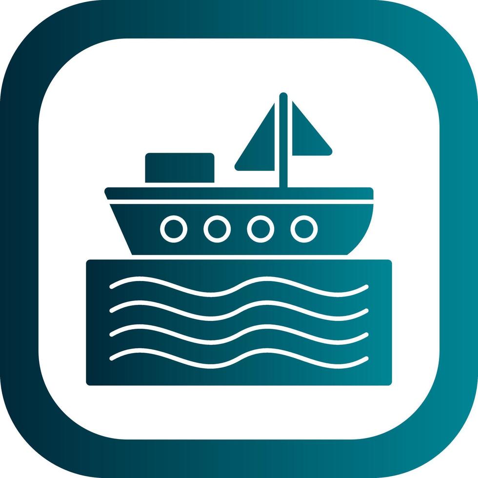 Boat Vector Icon Design