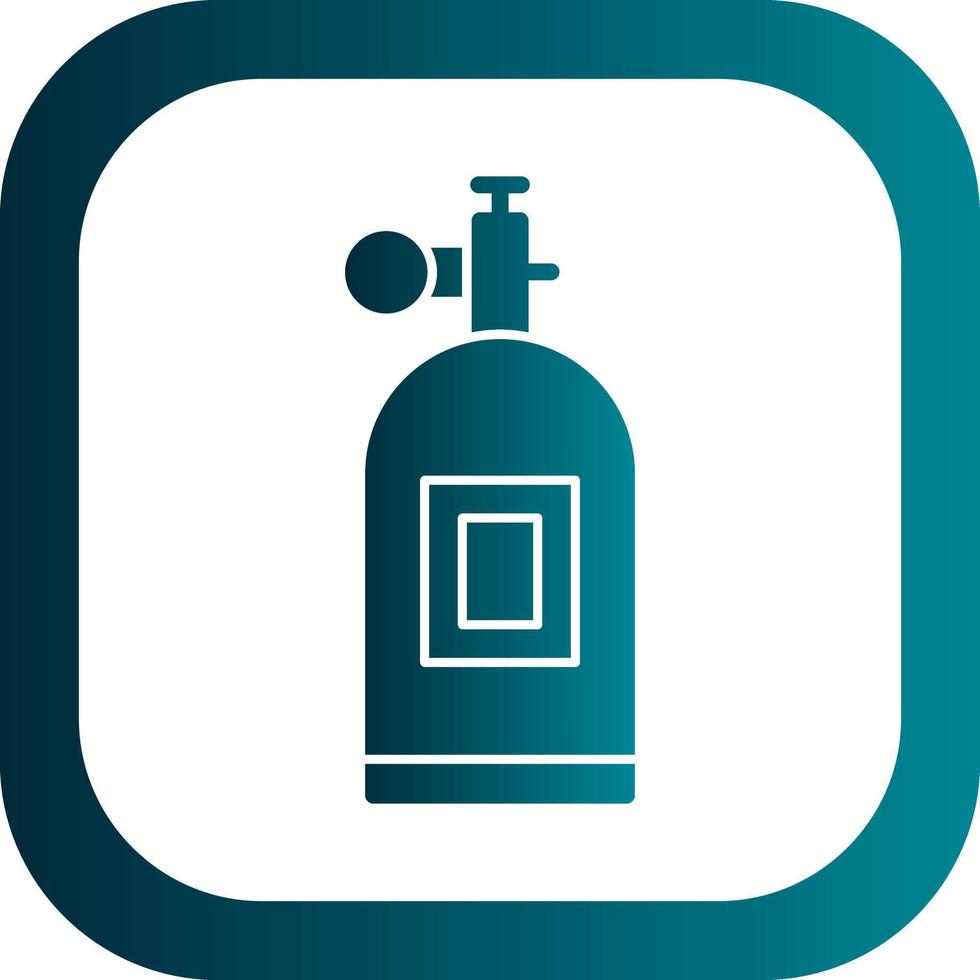 Oxygen Tank Vector Icon Design
