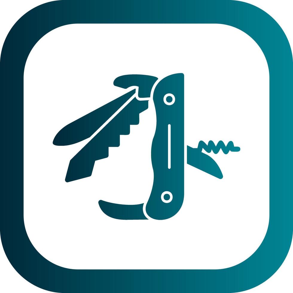 Swiss Army Knife Vector Icon Design