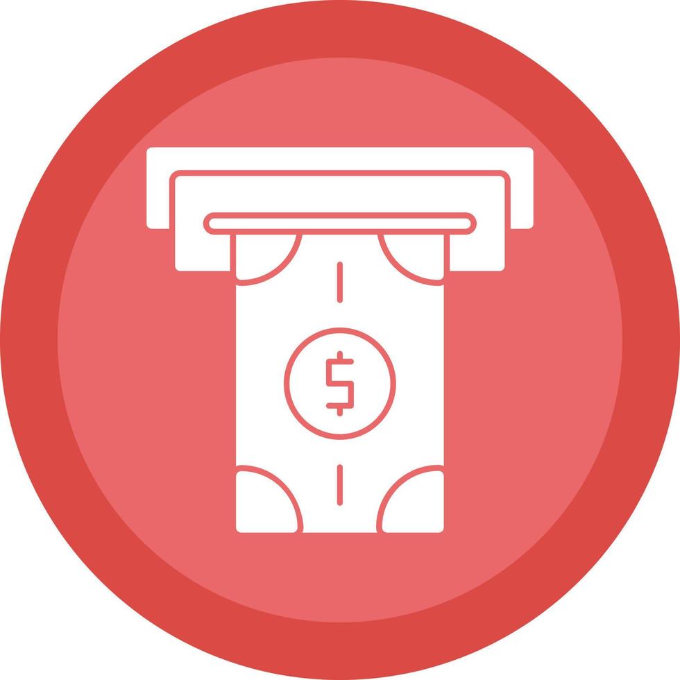 Money Withdrawal Vector Icon Design