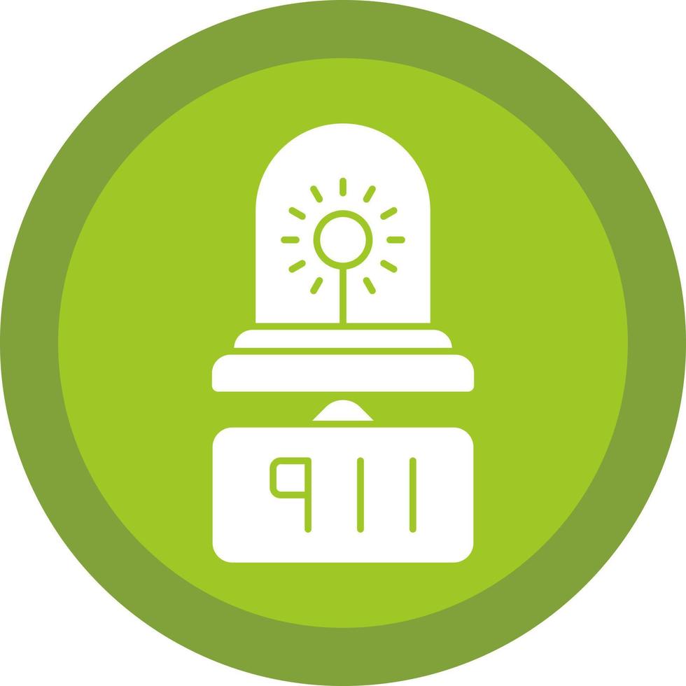 911 Call Vector Icon Design