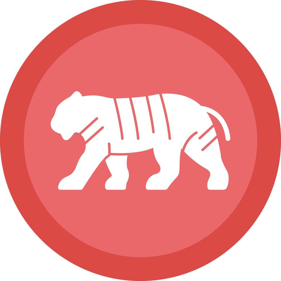 diseño de icono de vector de tigre