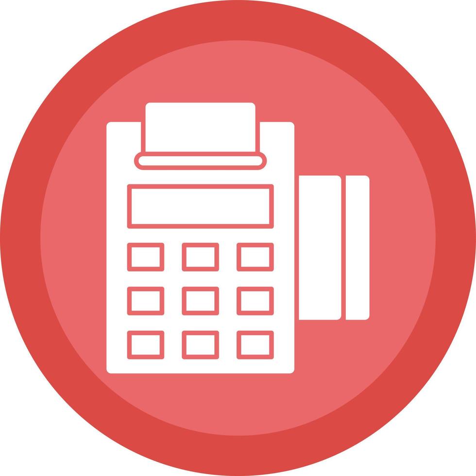 Pos Terminal Vector Icon Design