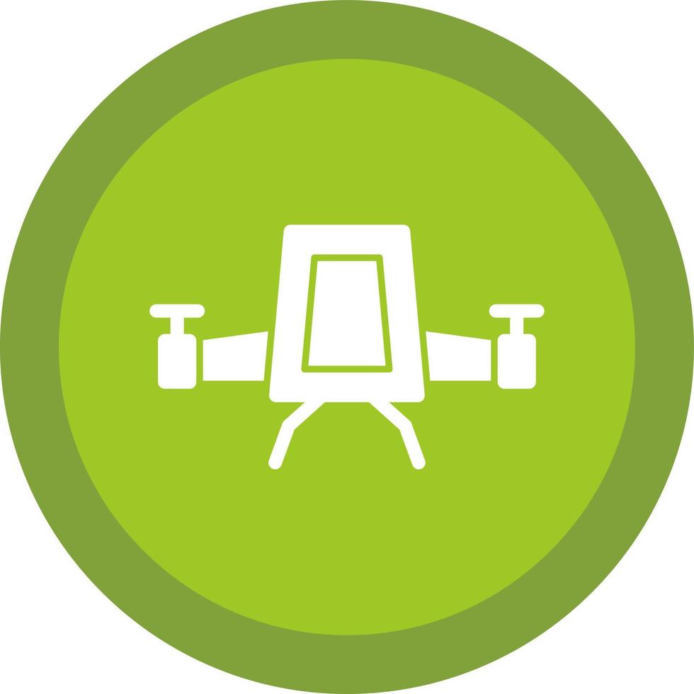 Air Taxi Vector Icon Design