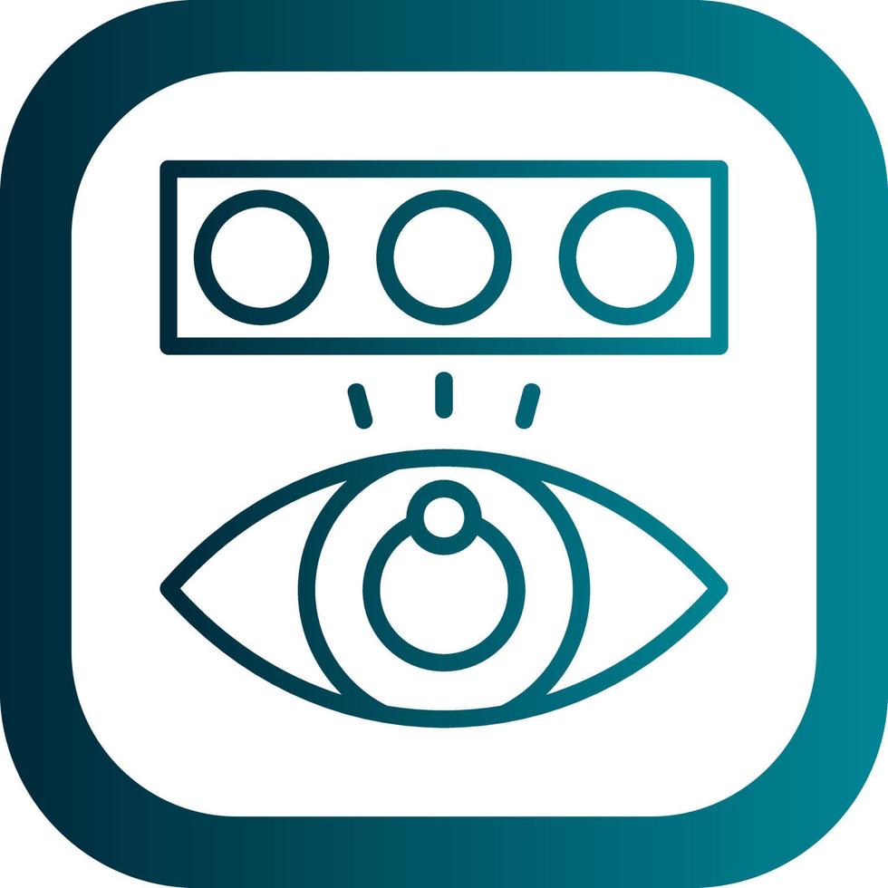 Color Blindness Test Vector Icon Design