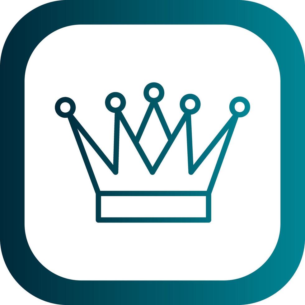 Crown Vector Icon Design