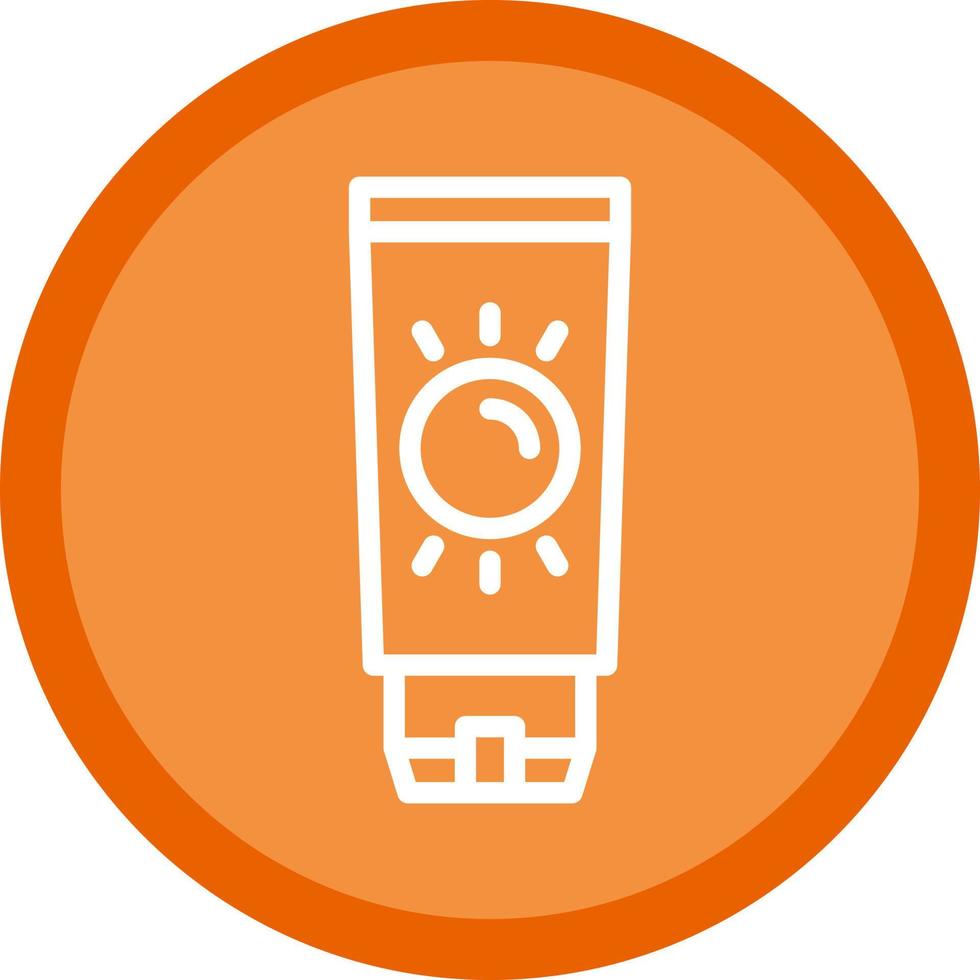 Sunblock Vector Icon Design