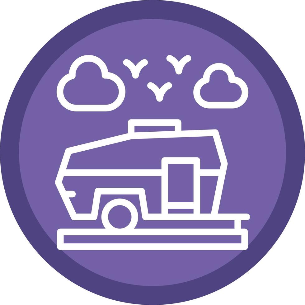 Caravan Vector Icon Design