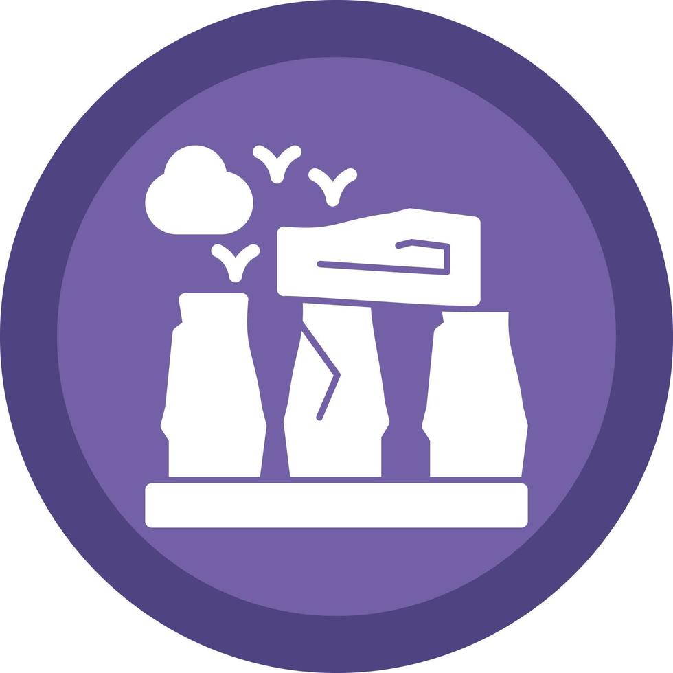 Stonehenge Vector Icon Design