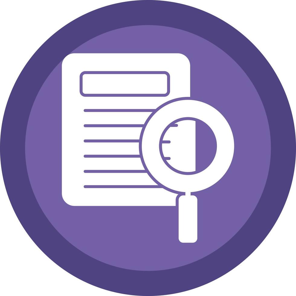 Investigation Vector Icon Design