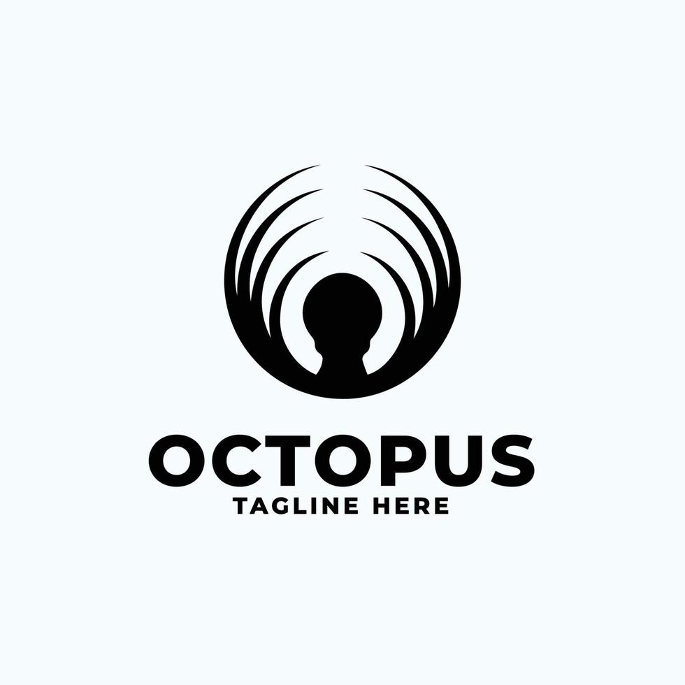 Octopus Design Logos vector