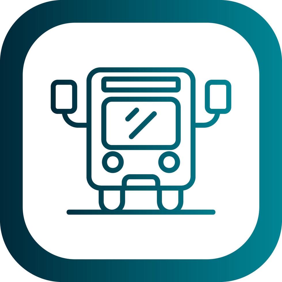 Bus Vector Icon Design