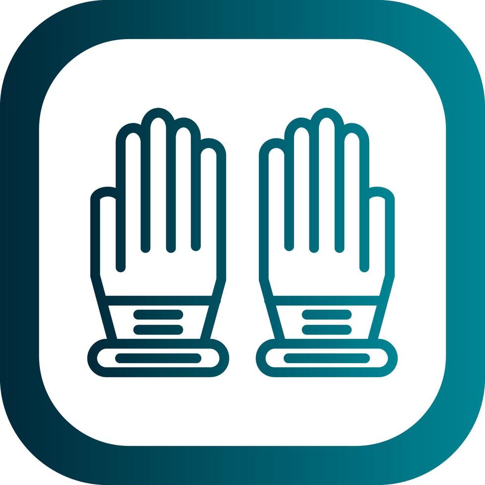 Gloves Vector Icon Design
