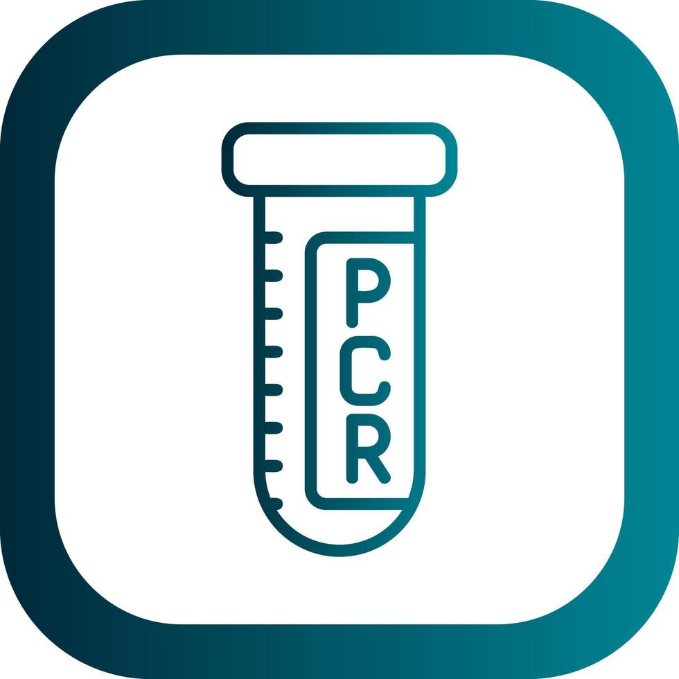 Pcr Test Vector Icon Design