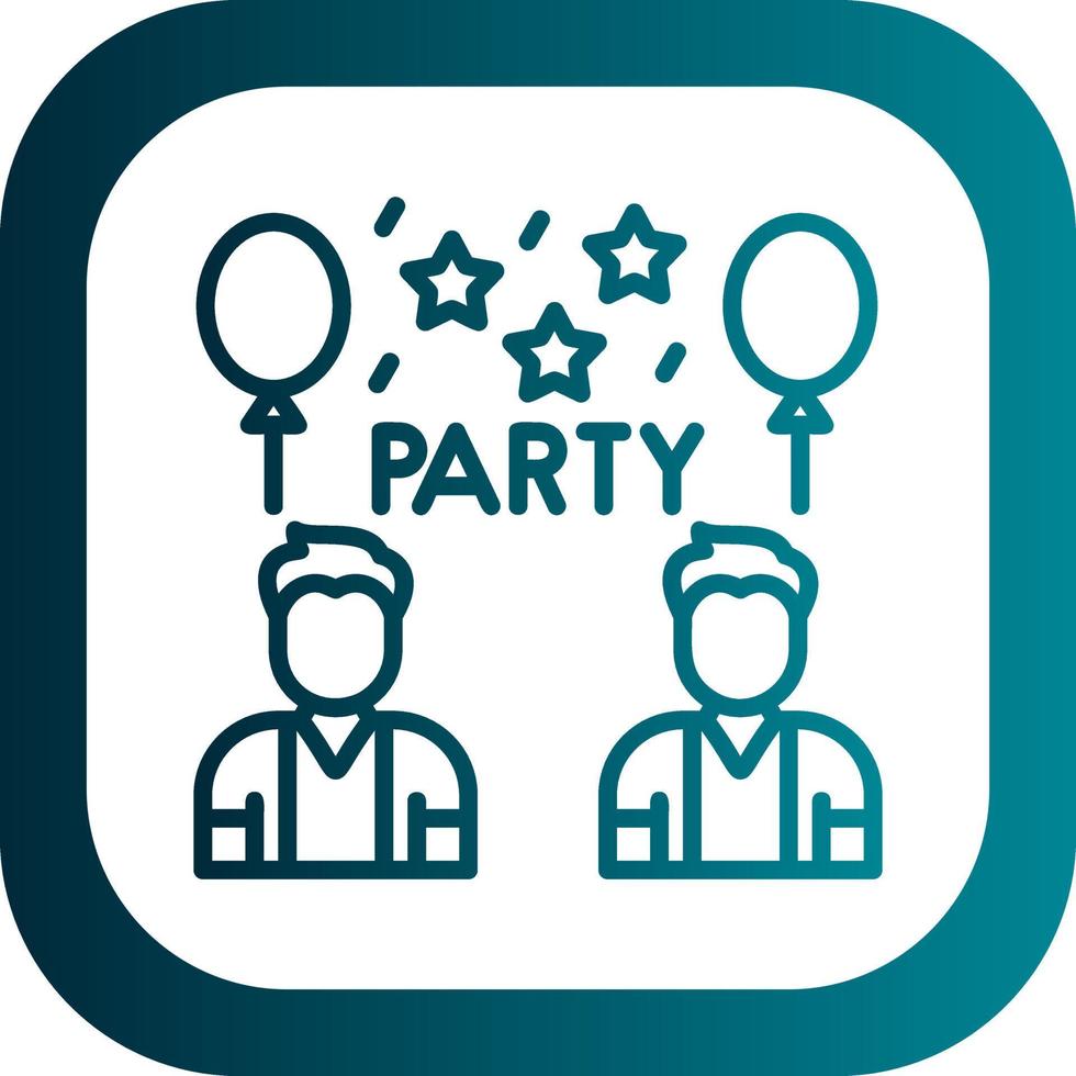 Party Vector Icon Design